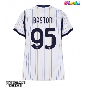 Inter Milan Alessandro Bastoni #95 Dámské Venkovní Dres 2026-27 Krátký Rukáv